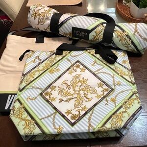 Victoria Secret Picnic Tote Bag and Blanket